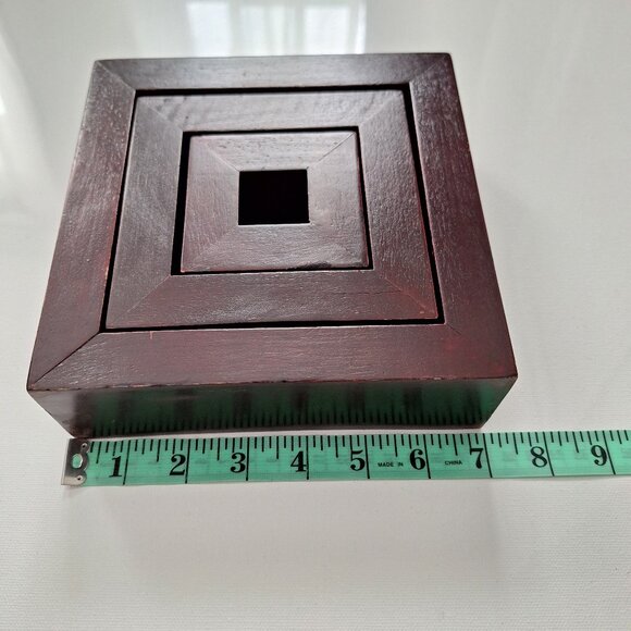 Wood Nestled Candle Holders - Picture 5 of 5